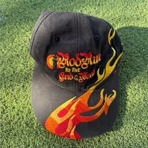 RARE VINTAGE RACING ADJUSTABLE ROD RUN 90s-2000s HAT